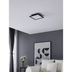 Kattovalaisin Eglo Salobrena 1, 30x30cm, LED, 14W, IP20, musta