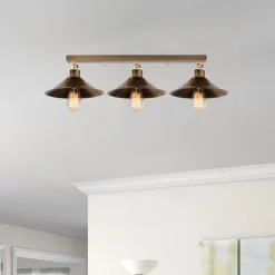 Kattovalaisin Linento Lighting Berceste, messinki, Ø24cm