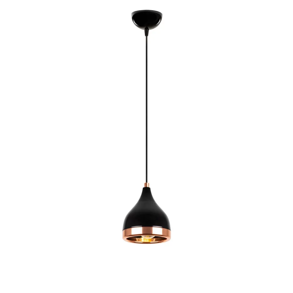Kattovalaisin Linento Lighting Yildo, musta/kupari