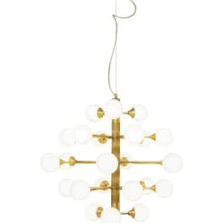 Kattovalaisin Aneta Lighting Cosmos Ø68,5cm 24-osainen mattamessinki