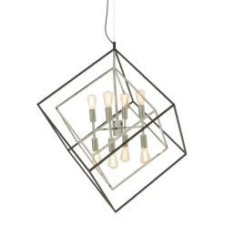 Kattovalaisin Aneta Lighting Cubes musta/kromi