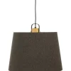 Kattovalaisin Aneta Lighting Geilo Ø45cm  musta/harmaa/puu