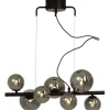 Kattovalaisin Aneta Lighting Molekyl 580 mm musta/savulasi