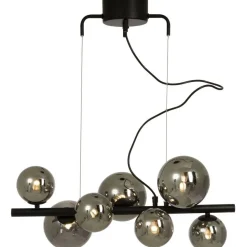 Kattovalaisin Aneta Lighting Molekyl 580 mm musta/savulasi