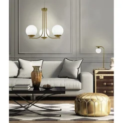 Kattovalaisin Aneta Lighting Orfeus 3-osainen mattamessinki
