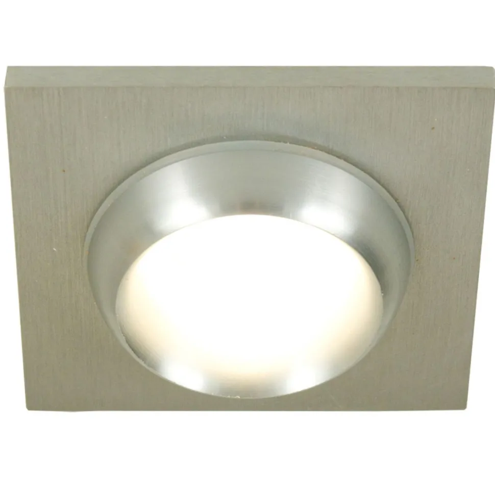 Kattovalaisin Avitus IP44 78x78x16 mm upotettava alumiini/satiinilasi