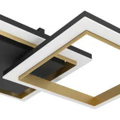 Kattovalaisin Eglo Calliera LED 59.5x31cm musta/messinki