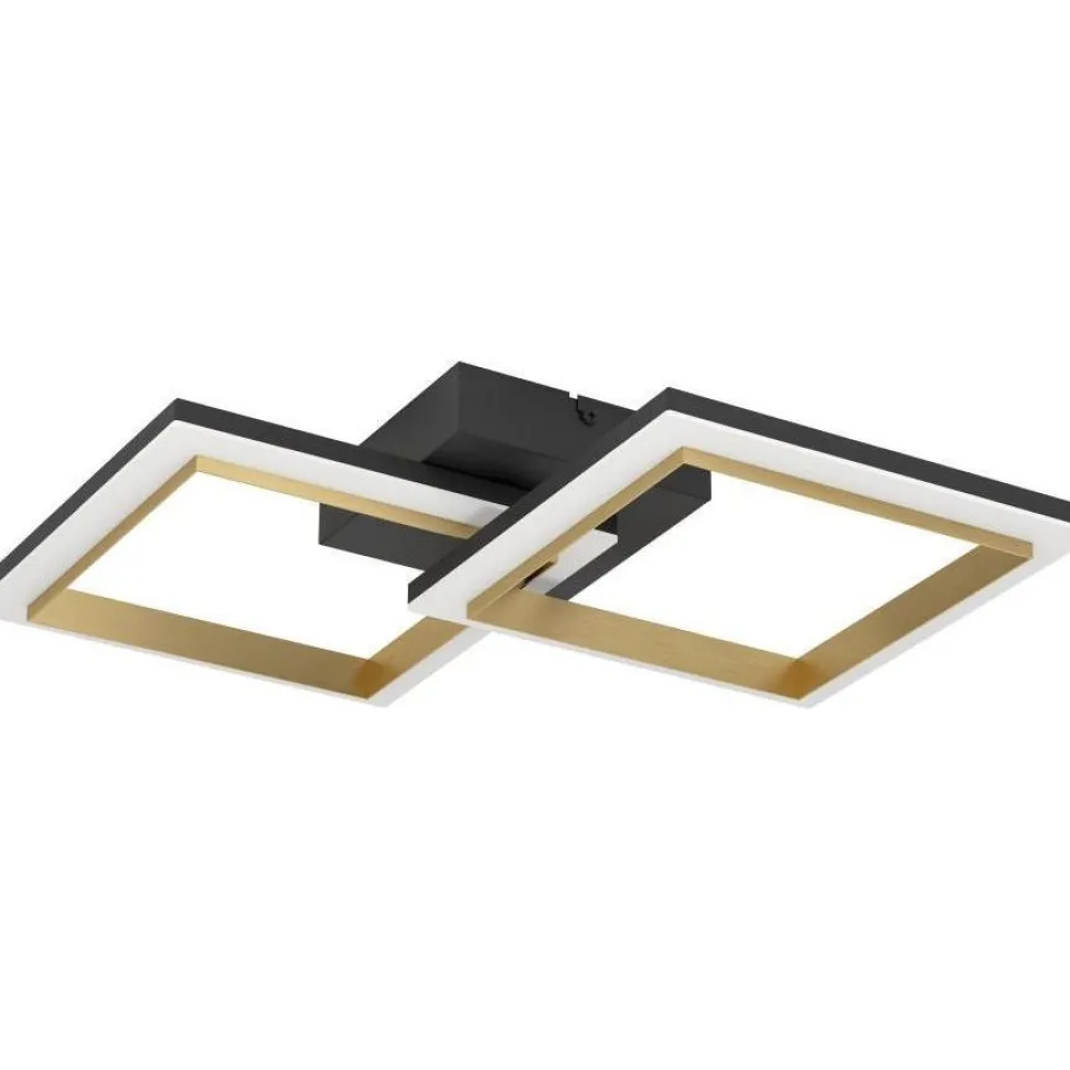Kattovalaisin Eglo Calliera LED 52.5x31cm musta/messinki