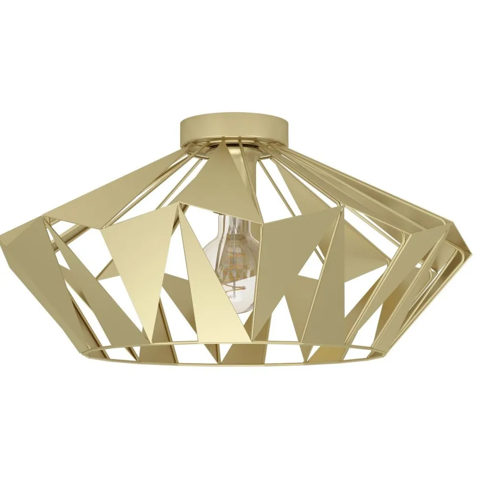 Kattovalaisin Eglo Carlton, Ø47cm, E27, 60W, IP20, kulta