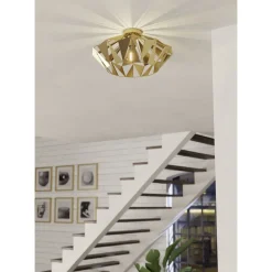 Kattovalaisin Eglo Carlton, Ø47cm, E27, 60W, IP20, kulta
