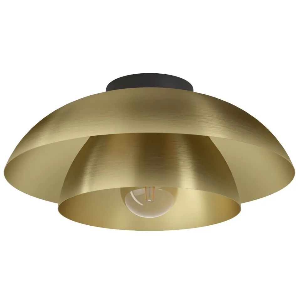 Kattovalaisin Eglo Cenciara, Ø40cm, E27, 40W, IP20, messinki/musta
