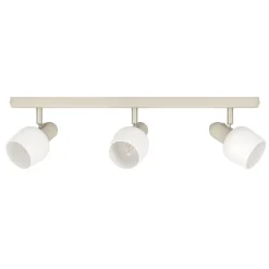 Kattovalaisin Eglo Corato, 3xE14, 18W, IP20, hiekka/valkoinen