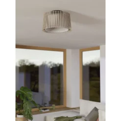Kattovalaisin Eglo Fattoria, Ø38cm, E27, 25W, IP20, puu