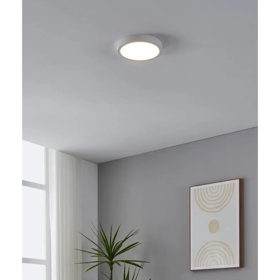 Kattovalaisin Eglo Fueva 5 LED CCT Ø21cm liiketunnistin musta