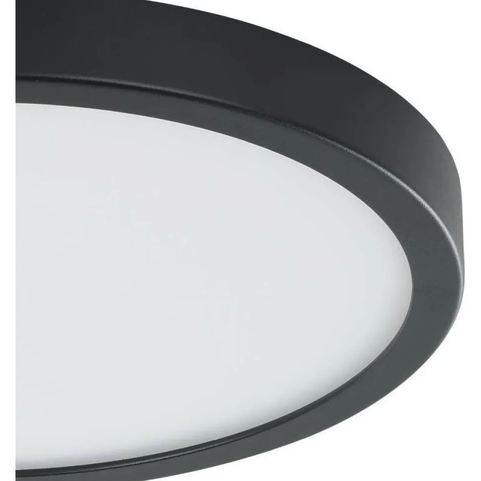 Kattovalaisin Eglo Fueva 5 LED CCT Ø21cm liiketunnistin musta