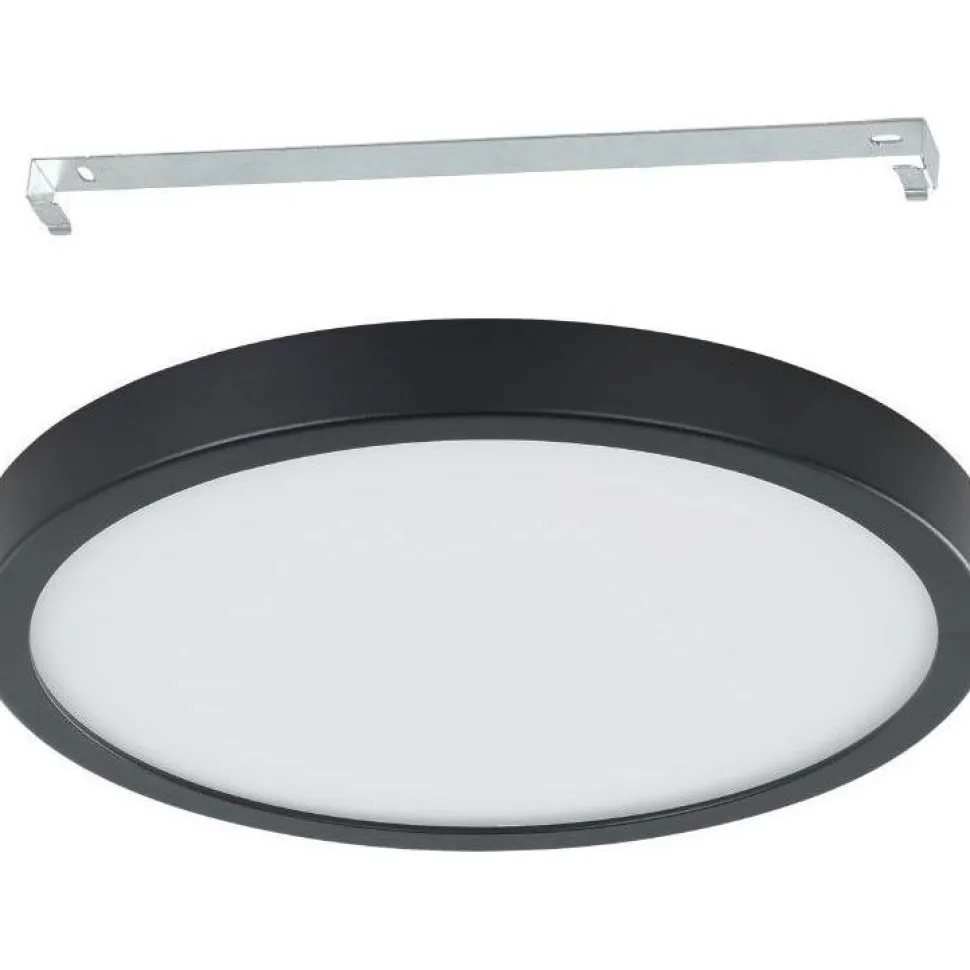 Kattovalaisin Eglo Fueva 5 LED CCT Ø21cm liiketunnistin musta