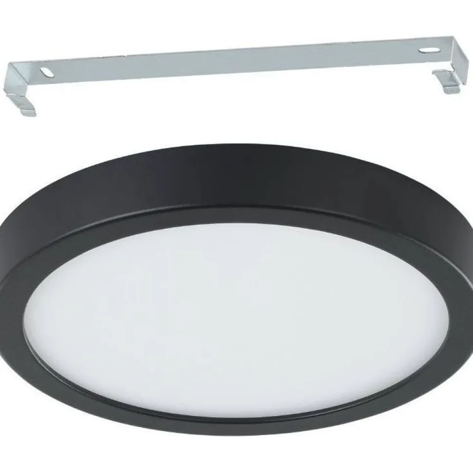 Kattovalaisin Eglo Fueva 5 LED CCT Ø21cm liiketunnistin musta