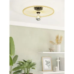 Kattovalaisin Eglo Leominster, Ø45cm, E27, 40W, IP20, bambu