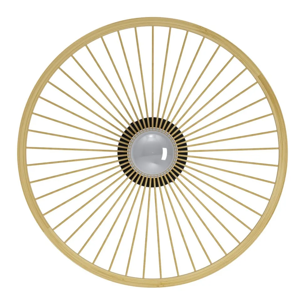Kattovalaisin Eglo Leominster, Ø45cm, E27, 40W, IP20, bambu
