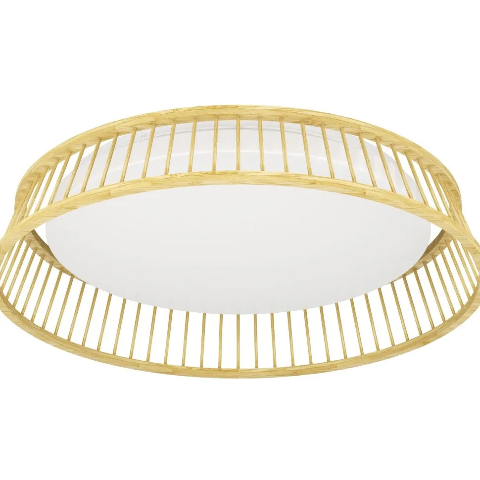 Kattovalaisin Eglo Luppineria, Ø45cm, LED, 20W, IP20, bambu