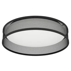 Kattovalaisin Eglo Luppineria, Ø38.5cm, LED, 20W, IP20, musta