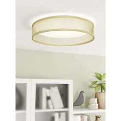 Kattovalaisin Eglo Luppineria, Ø38.5cm, LED, 20W, IP20, musta