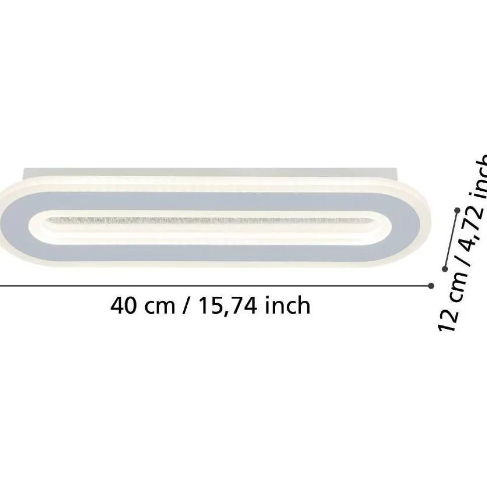 Kattovalaisin Eglo Macchioni LED 40x12cm musta
