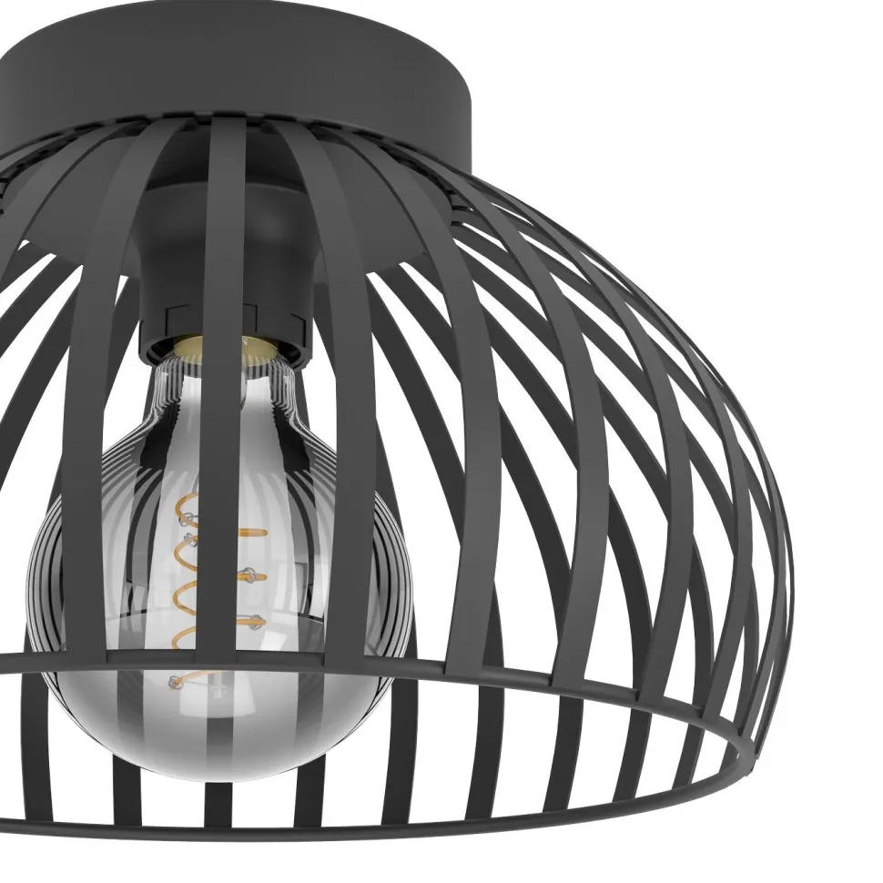 Kattovalaisin Eglo Mogano 3, Ø28cm, E27, 40W, IP20, musta