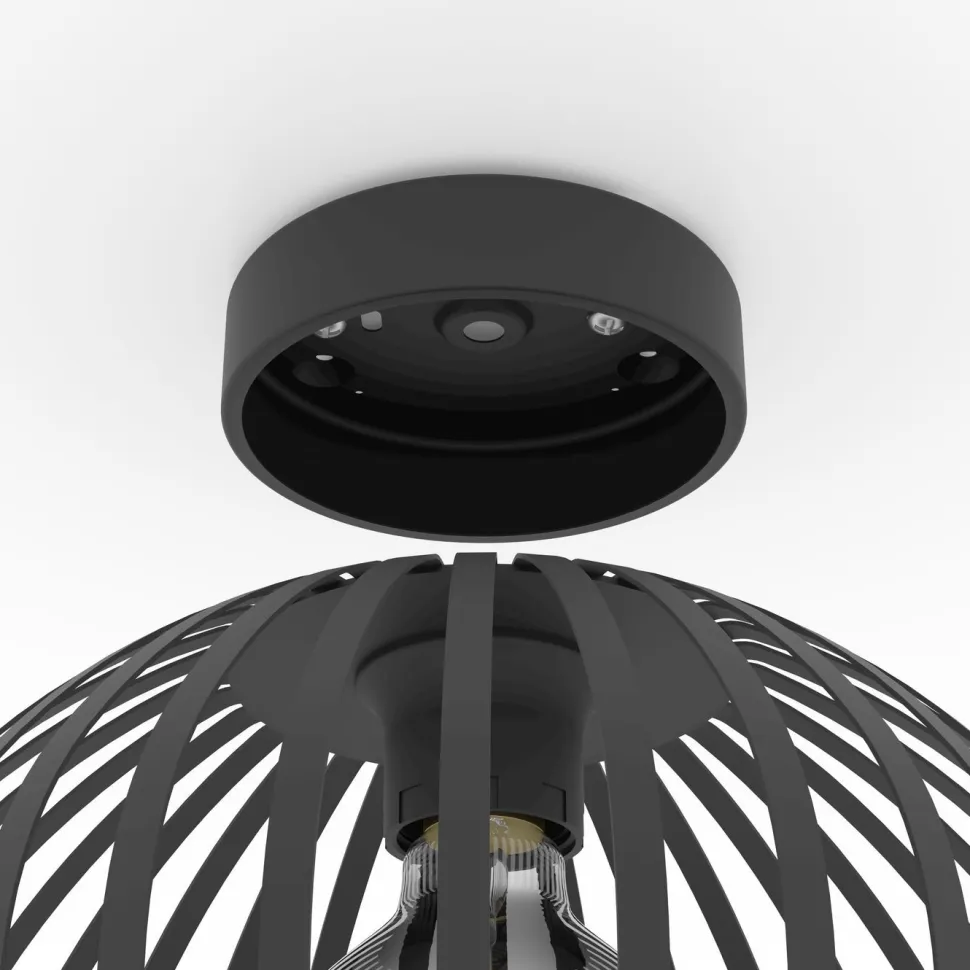 Kattovalaisin Eglo Mogano 3, Ø28cm, E27, 40W, IP20, musta