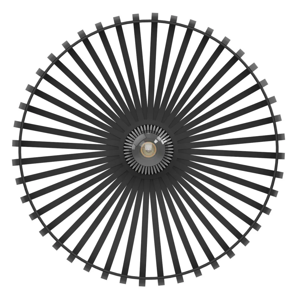 Kattovalaisin Eglo Mogano 3, Ø43cm, E27, 40W, IP20, musta