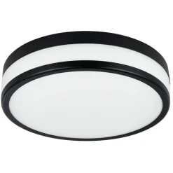 Kattovalaisin Eglo Palermo, Ø30cm, 3xLED 5.7W, IP44, musta/valkoinen