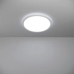 Kattovalaisin Eglo Rovito-R LED CCT Ø39cm IP44 musta
