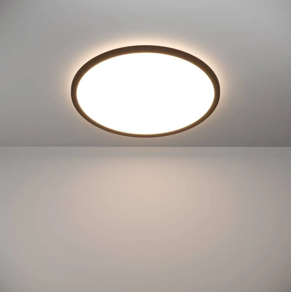 Kattovalaisin Eglo Rovito-R LED CCT Ø39cm IP44 musta