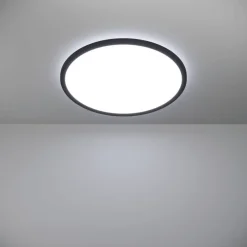 Kattovalaisin Eglo Rovito-R LED CCT Ø39cm IP44 musta