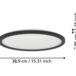 Kattovalaisin Eglo Rovito-z LED RGB CCT IP44 Round eri kokoja