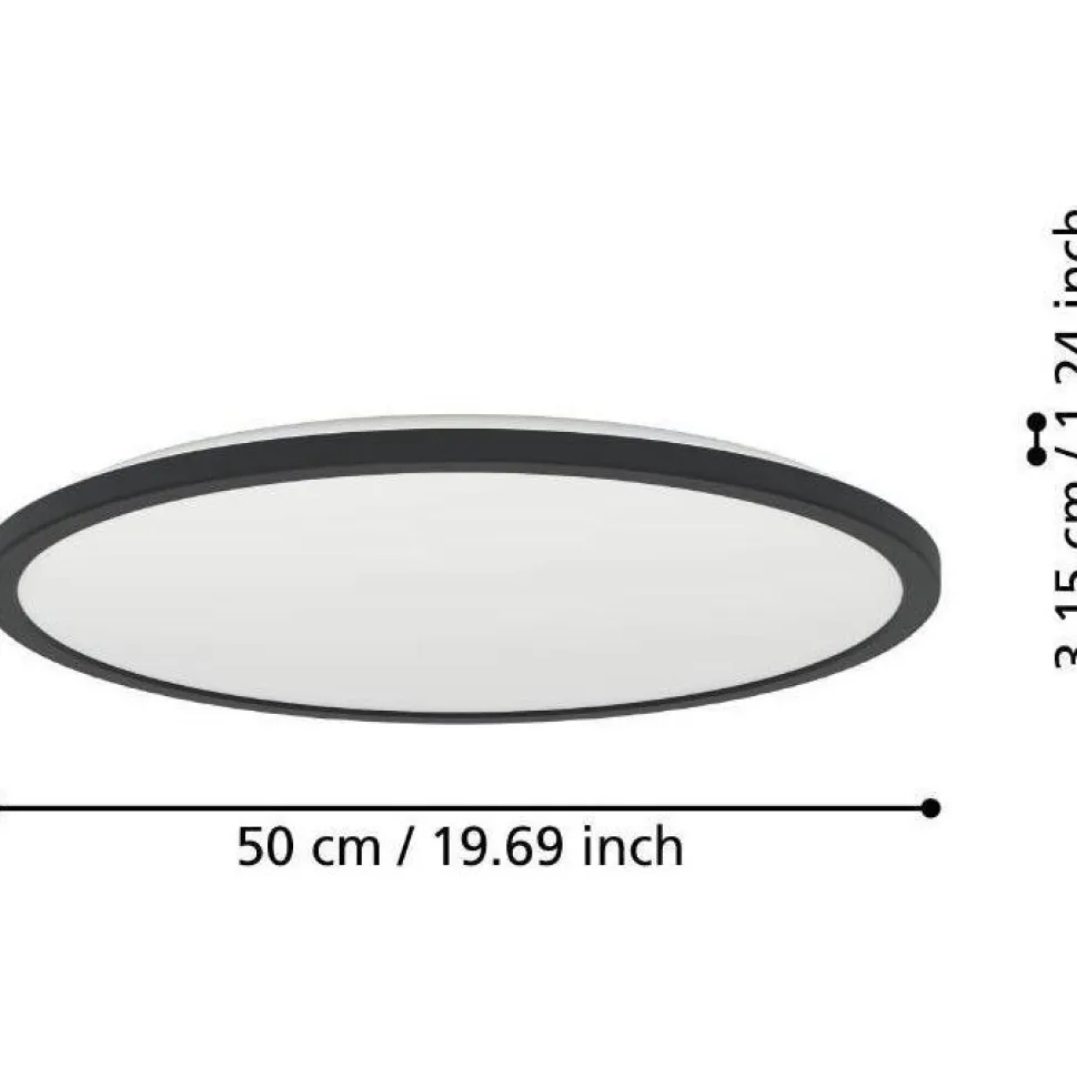 Kattovalaisin Eglo Rovito-z LED RGB CCT IP44 Round eri kokoja