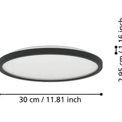 Kattovalaisin Eglo Rovito-z LED RGB CCT IP44 Round eri kokoja