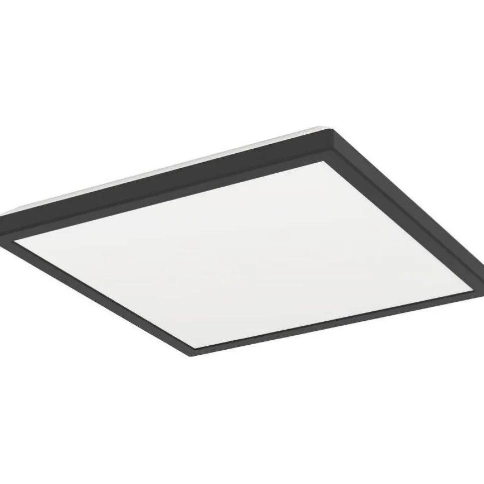 Kattovalaisin Eglo Rovito-z LED RGB CCT 29x29cm IP44 musta