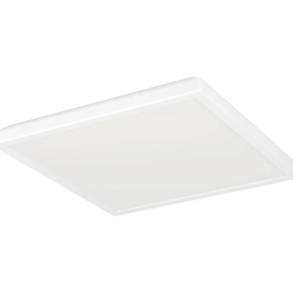Kattovalaisin Eglo Rovito-z LED RGB CCT 29x29cm IP44 musta