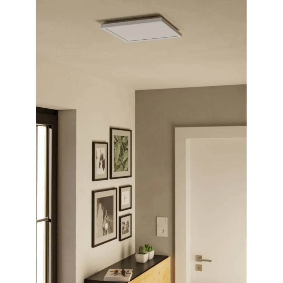 Kattovalaisin Eglo Rovito-z LED RGB CCT 29x29cm IP44 musta