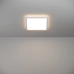 Kattovalaisin Eglo Rovito-z LED RGB CCT 29x29cm IP44 musta