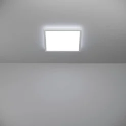 Kattovalaisin Eglo Rovito-z LED RGB CCT 29x29cm IP44 musta