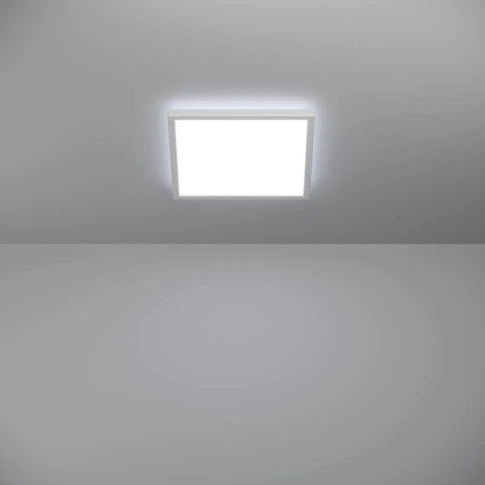 Kattovalaisin Eglo Rovito-z LED RGB CCT 29x29cm IP44 musta