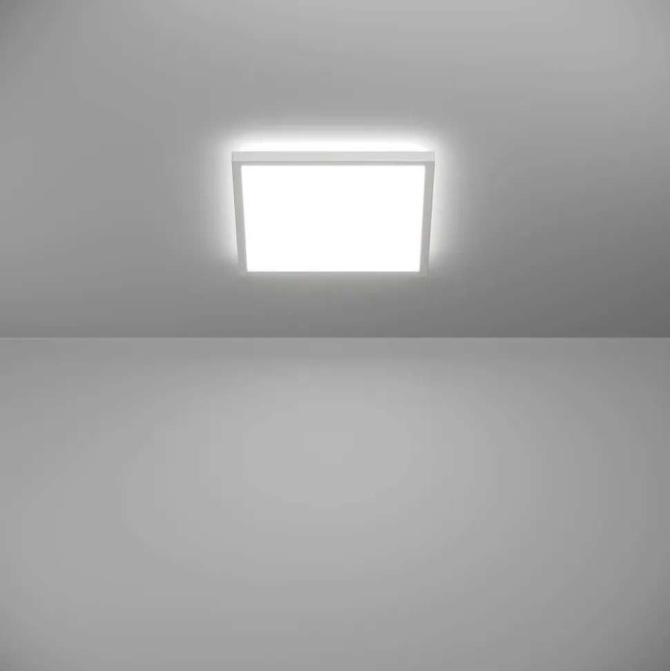 Kattovalaisin Eglo Rovito-z LED RGB CCT 29x29cm IP44 musta