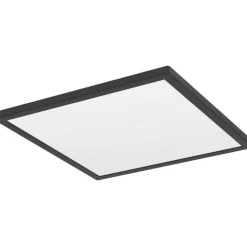 Kattovalaisin Eglo Rovito-z LED RGB CCT 29x29cm IP44 musta
