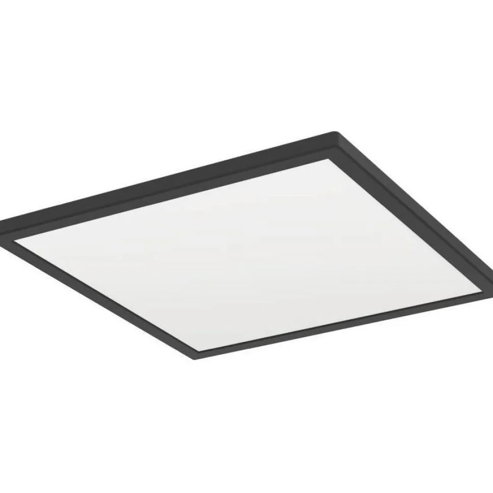 Kattovalaisin Eglo Rovito-z LED RGB CCT 29x29cm IP44 musta