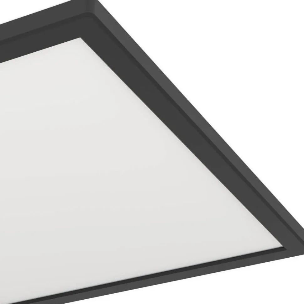 Kattovalaisin Eglo Rovito-z LED RGB CCT 29x29cm IP44 musta
