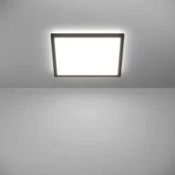 Kattovalaisin Eglo Rovito-z LED RGB CCT 29x29cm IP44 musta