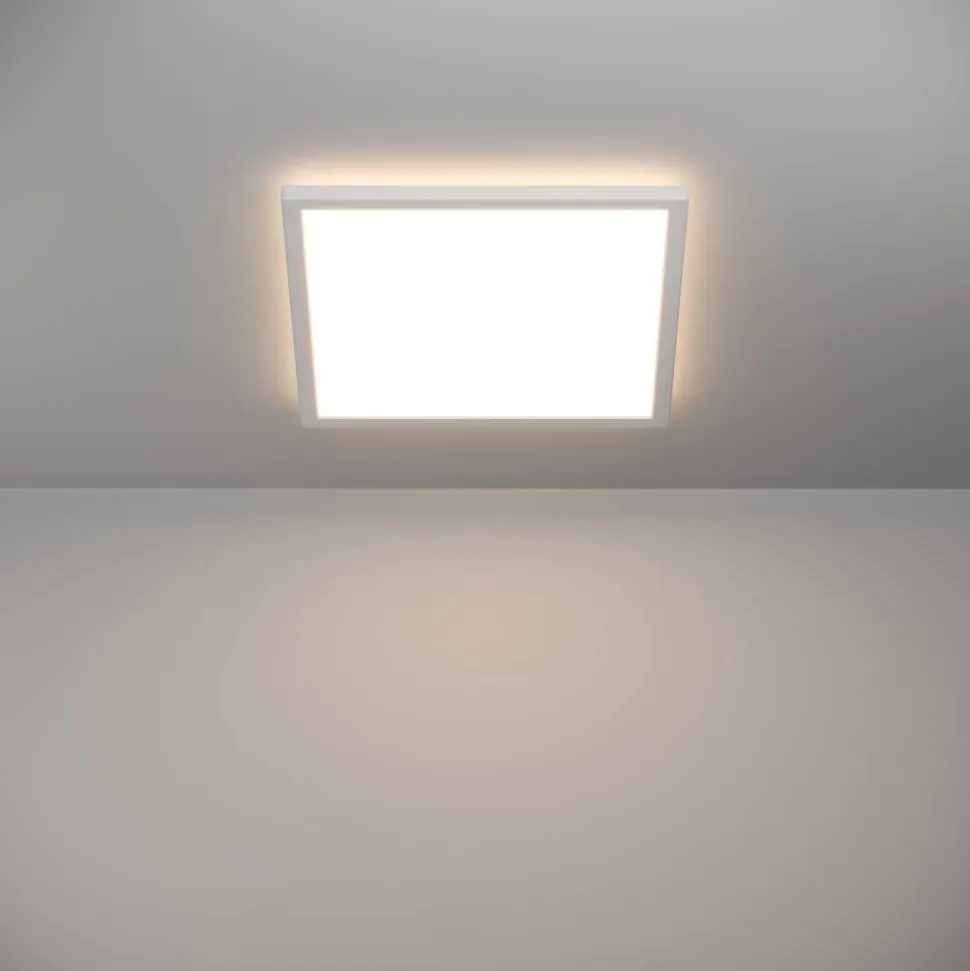 Kattovalaisin Eglo Rovito-z LED RGB CCT 29x29cm IP44 musta