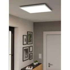 Kattovalaisin Eglo Rovito-z LED RGB CCT 29x29cm IP44 musta
